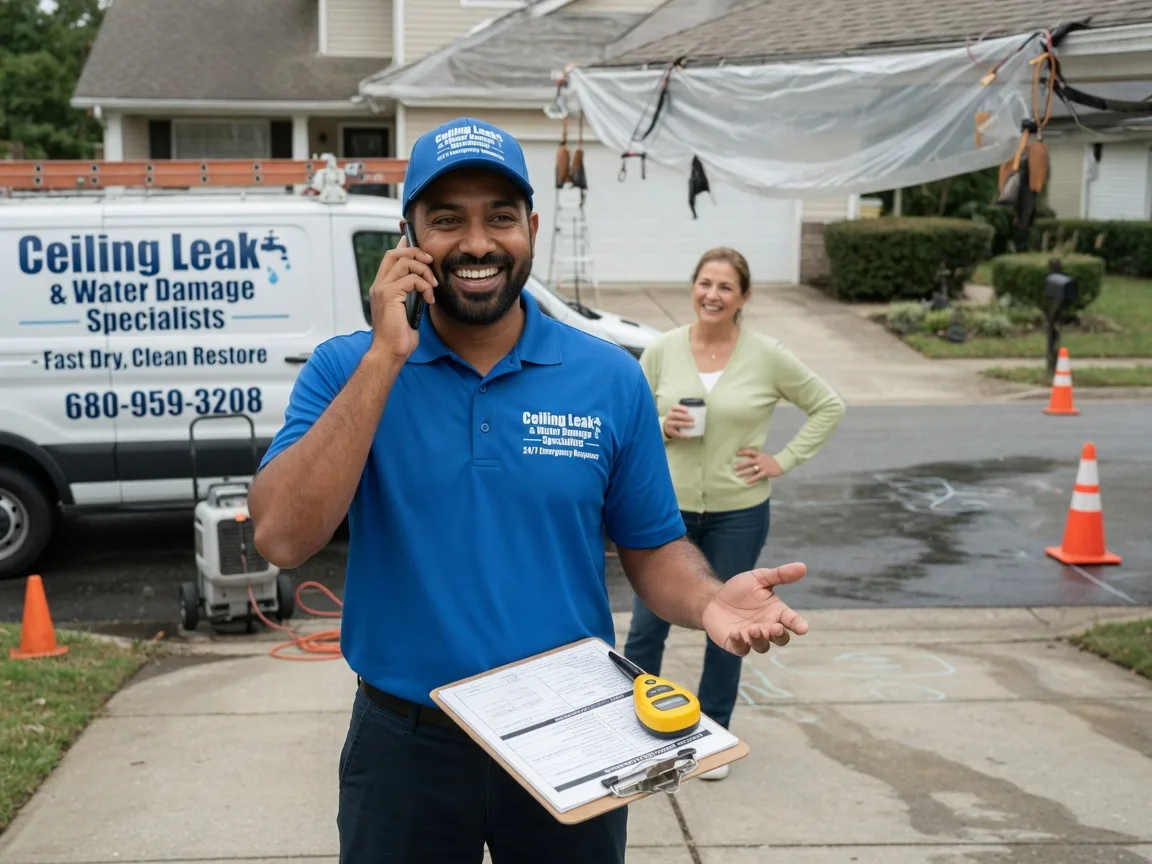 Ceiling Leak Cleanup Zuni, VA FAQs